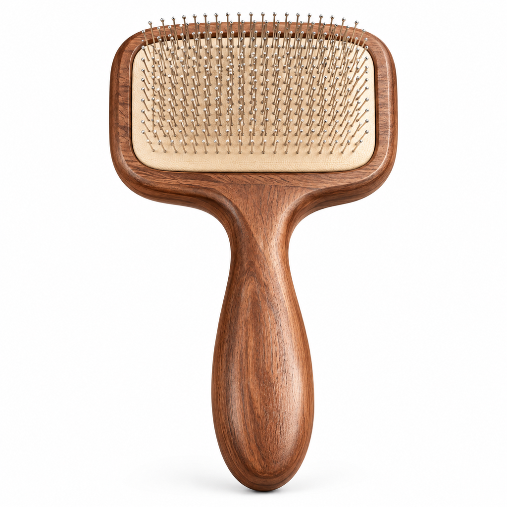 Elmorant™ Wooden Pin Pet Grooming Brush