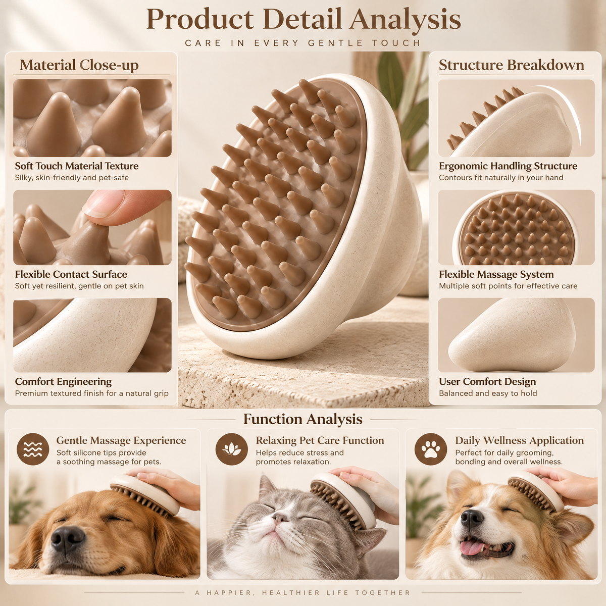 Elmorant™ Handheld Scalp Massage Brush