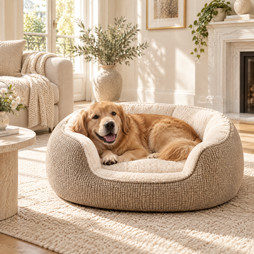 Elmorant™ Cozy Bolster Pet Bed