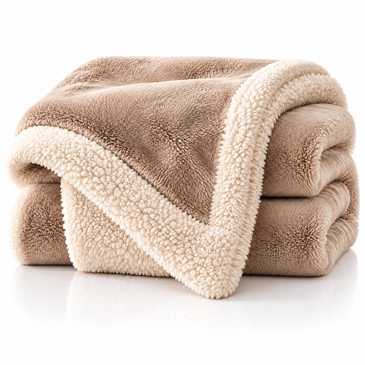 Elmorant™ Sherpa-Lined Plush Throw Blanket