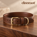 Elmorant™ Classic Leather Dog Collar