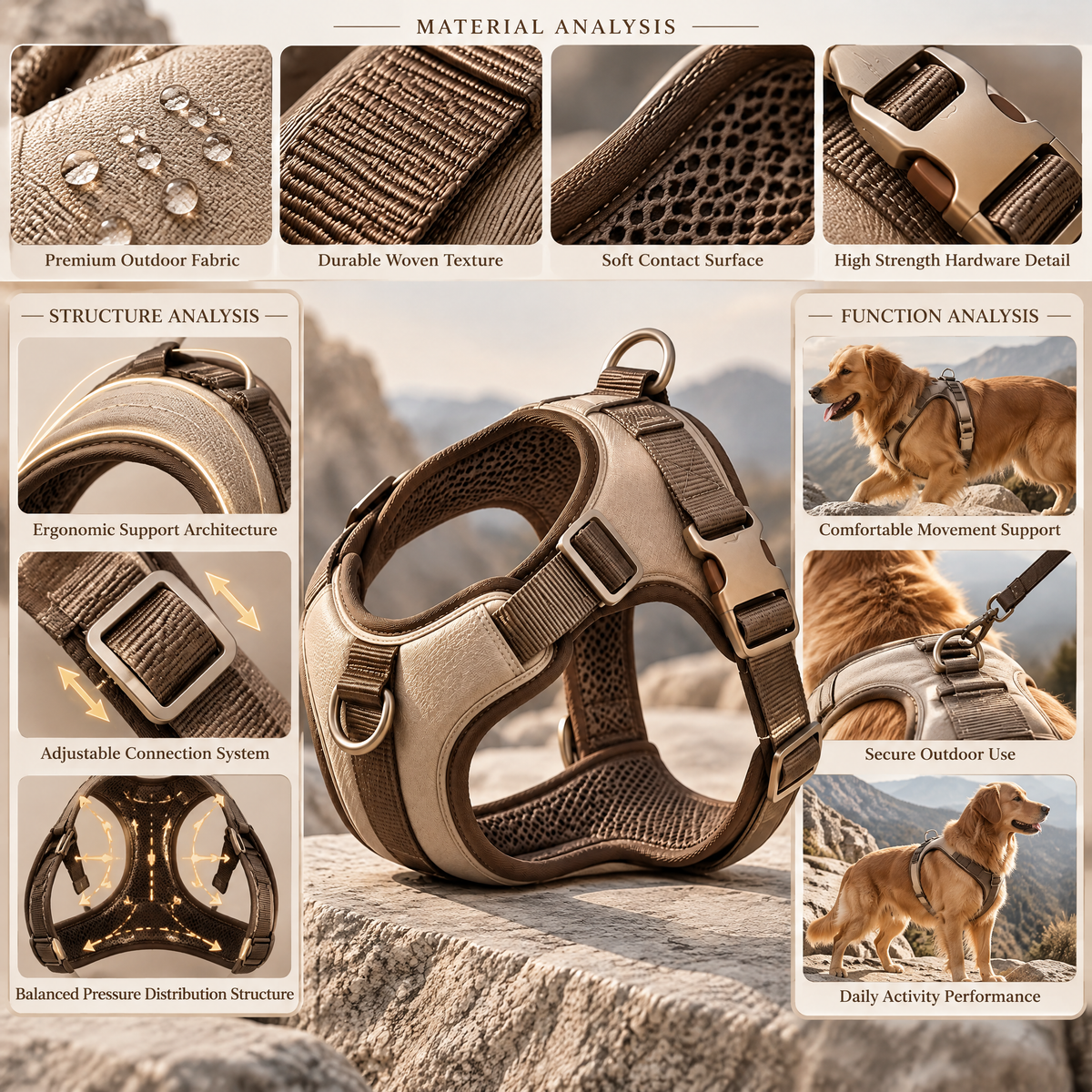 Elmorant™ Adjustable Comfort Dog Harness