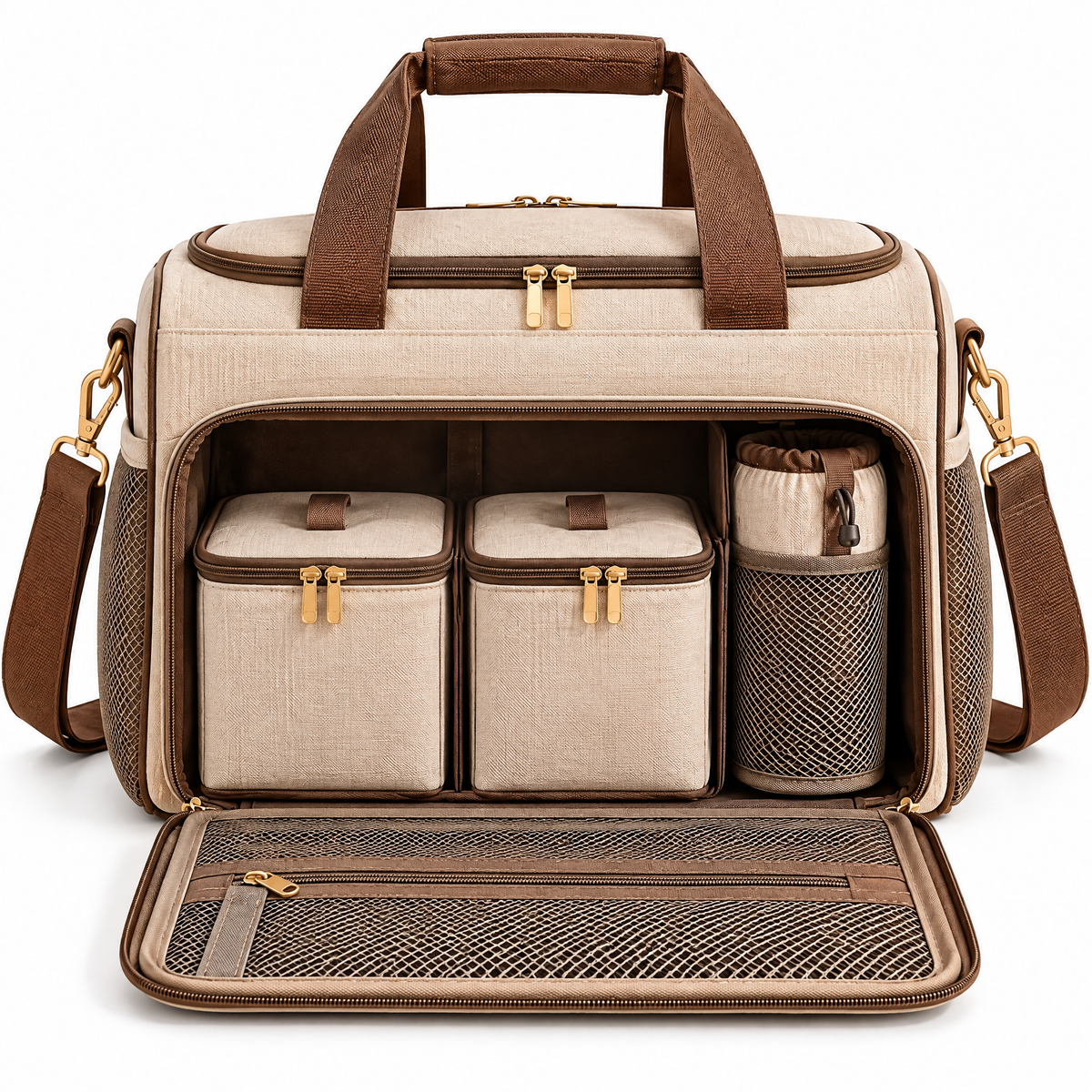 Elmorant™ Multi-Compartment Pet Travel Bag