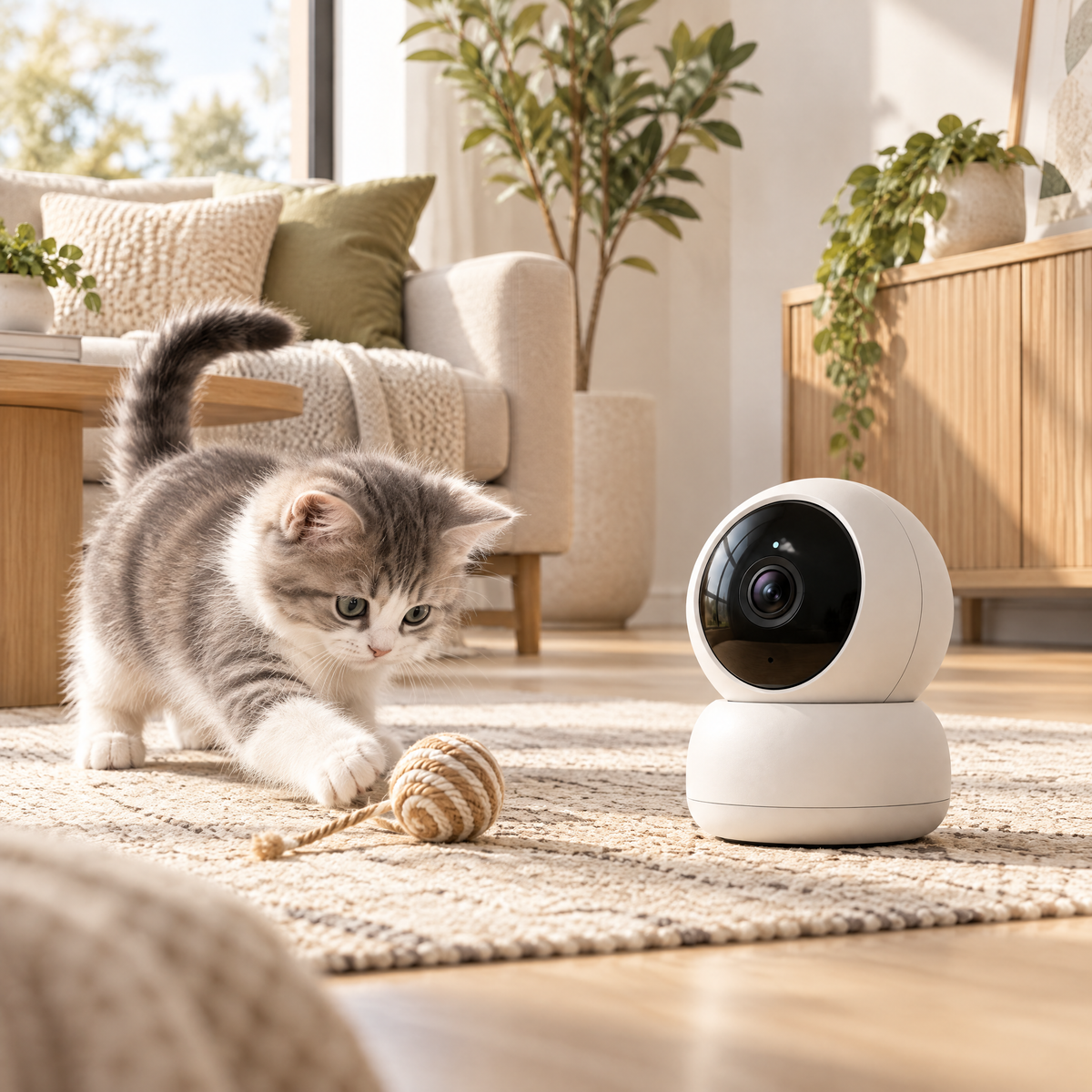 Elmorant™ Indoor Smart Pet Camera