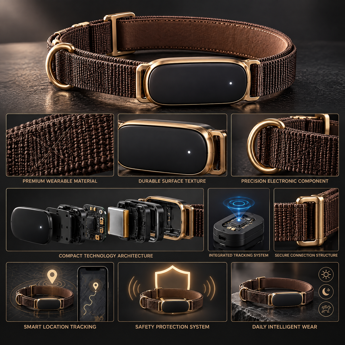 Elmorant™ Smart Tracking Pet Collar